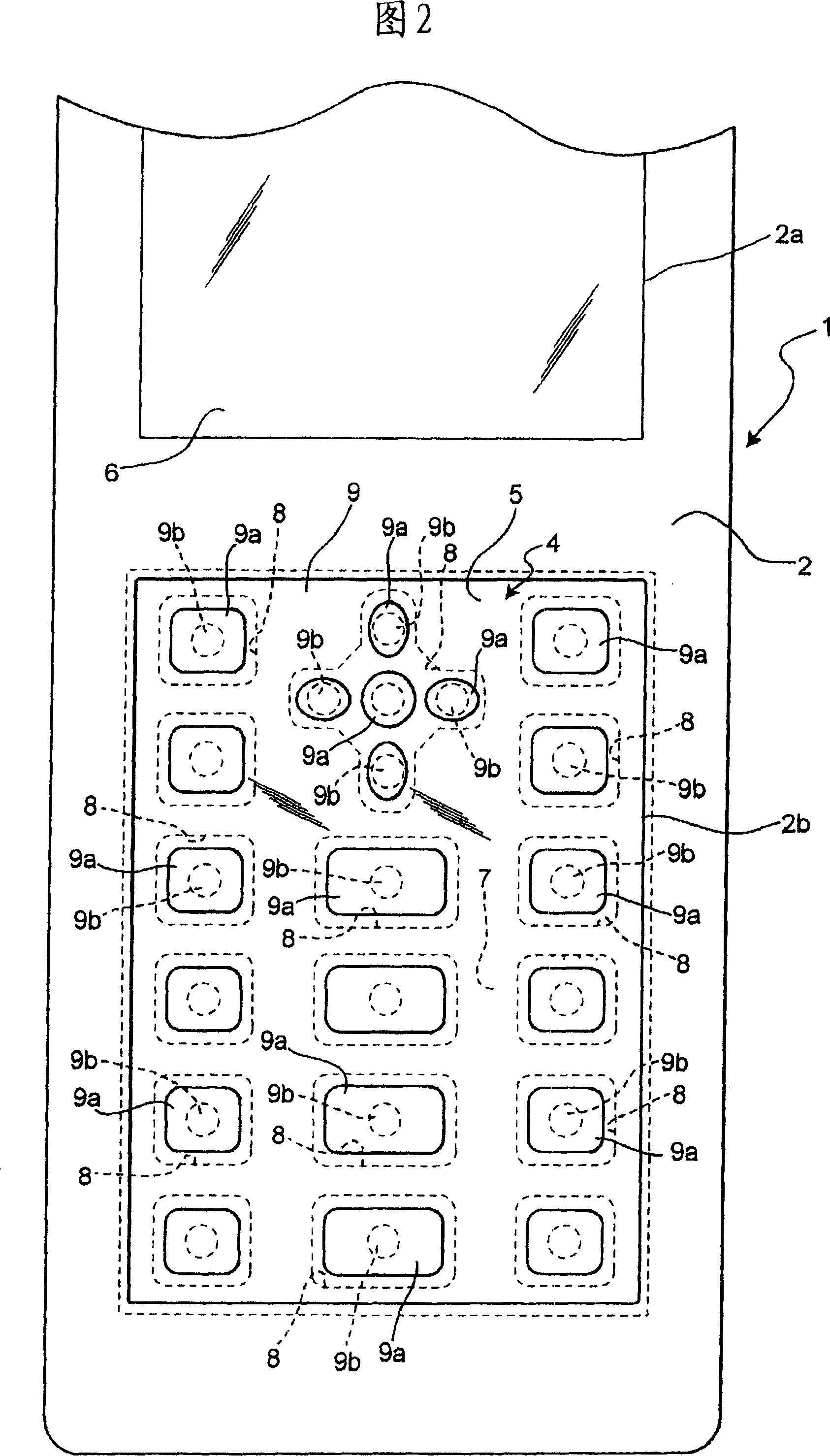 Key unit with casing