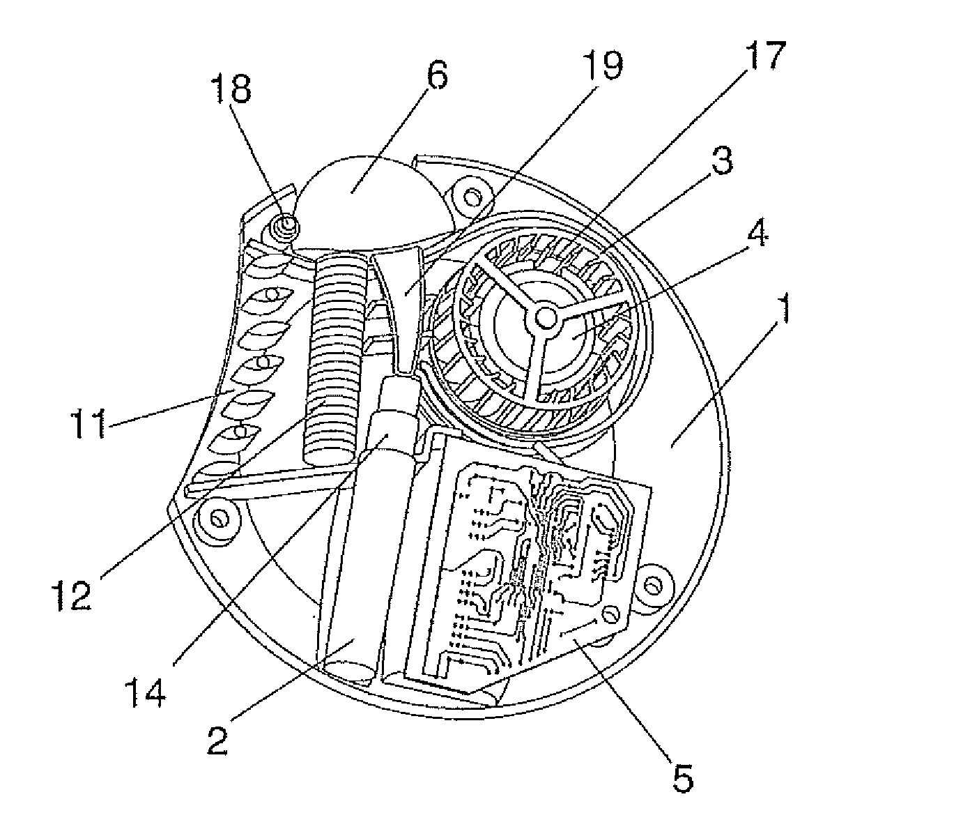 Method and device to evaporate active ingredients from a liquid solution