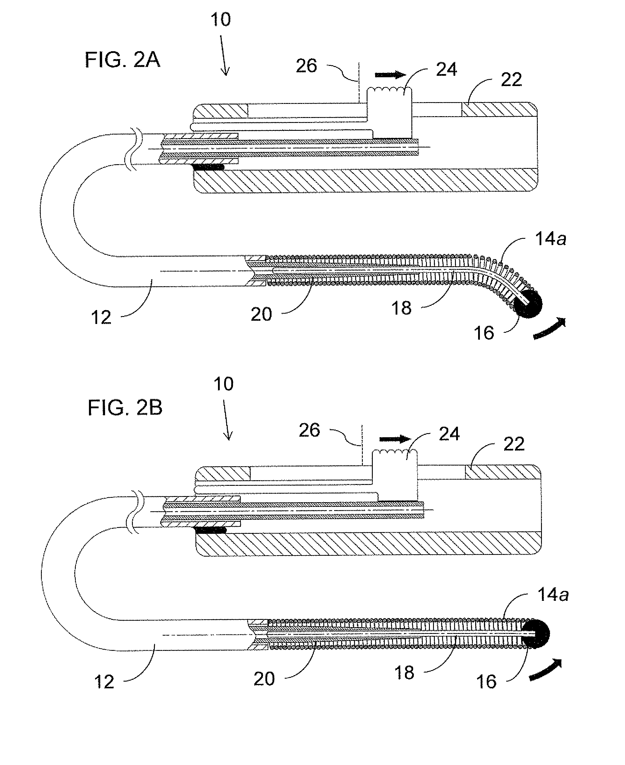 Guidewire Having Selectively Adjustable Stiffness and Tip Curvature