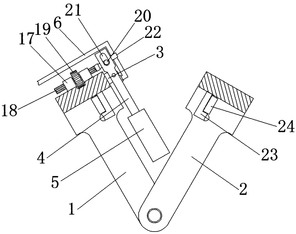 Stomatological tooth extraction auxiliary device