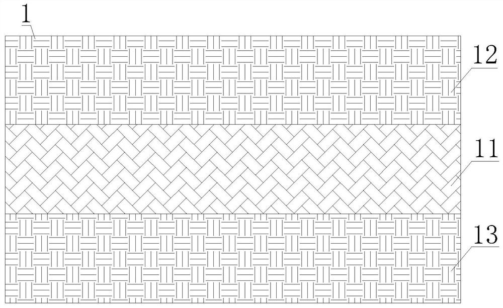 A kind of ecological composite polypropylene non-woven fabric for agriculture and gardening and its production line