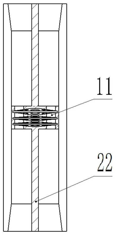 Impact voltage rock breaking combined drilling tool for improving mechanical drilling speed of hard stratum