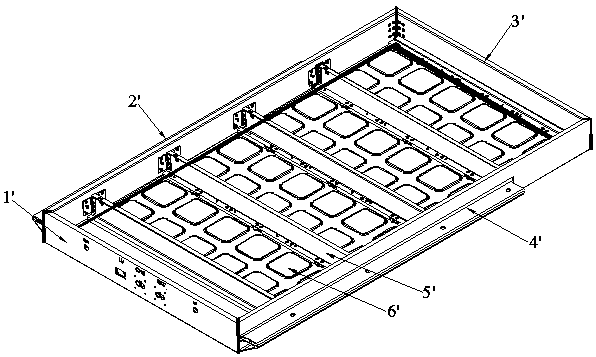 Weldless lightweight battery box body and manufacturing process thereof