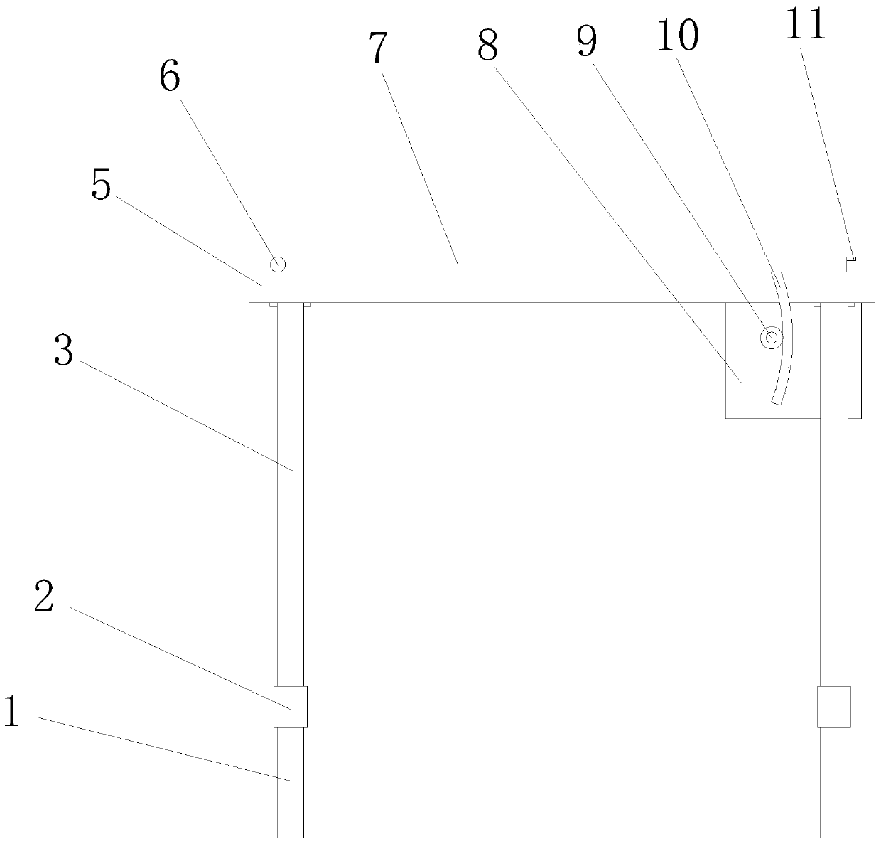 Intelligent facsimile table with displaying function