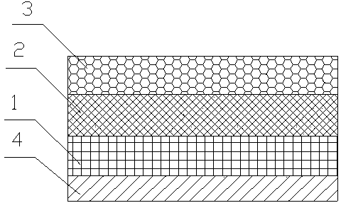 Waterproof fireproof antibacterial fabric with stereoscopic impression