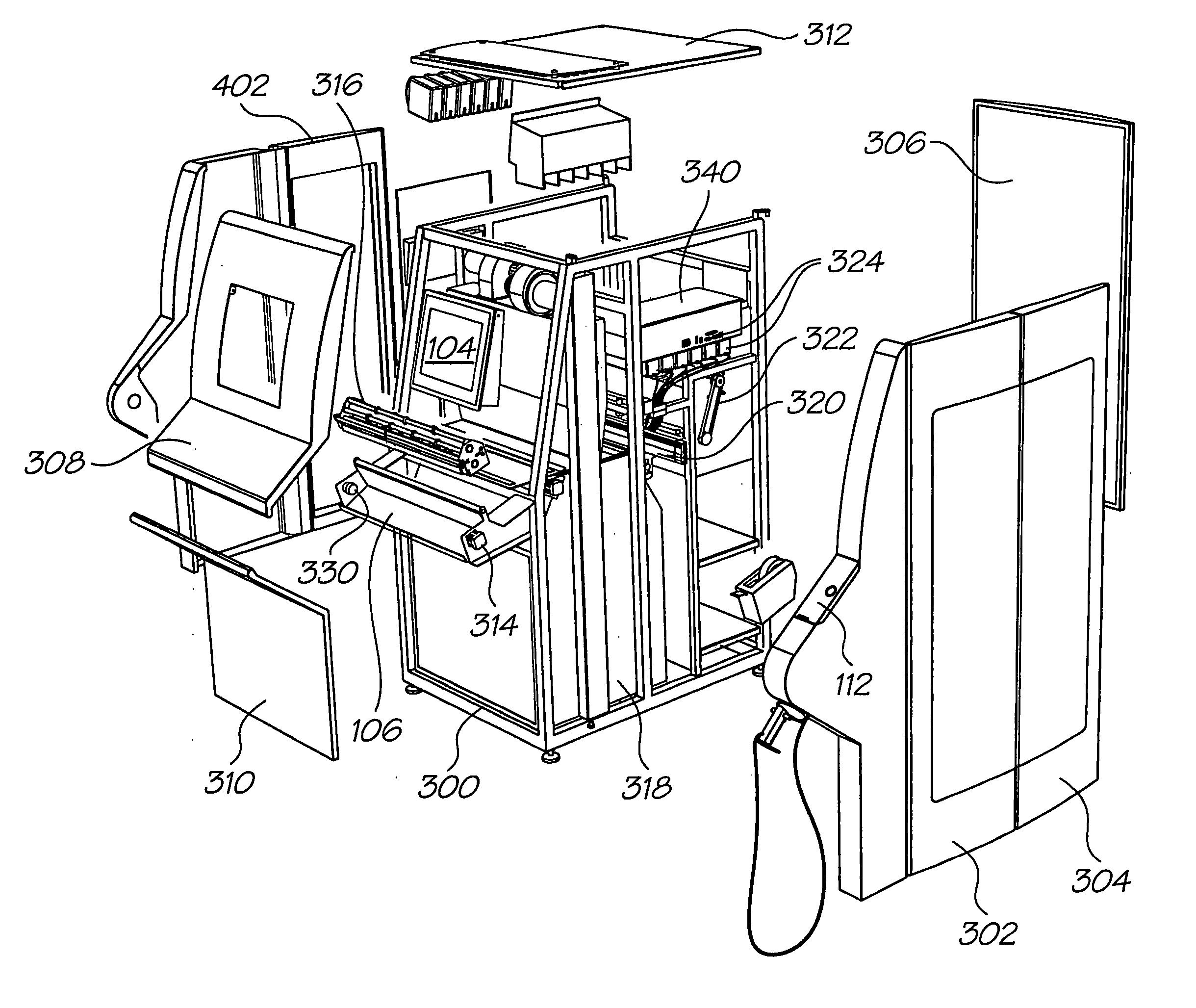 Self contained wallpaper printer