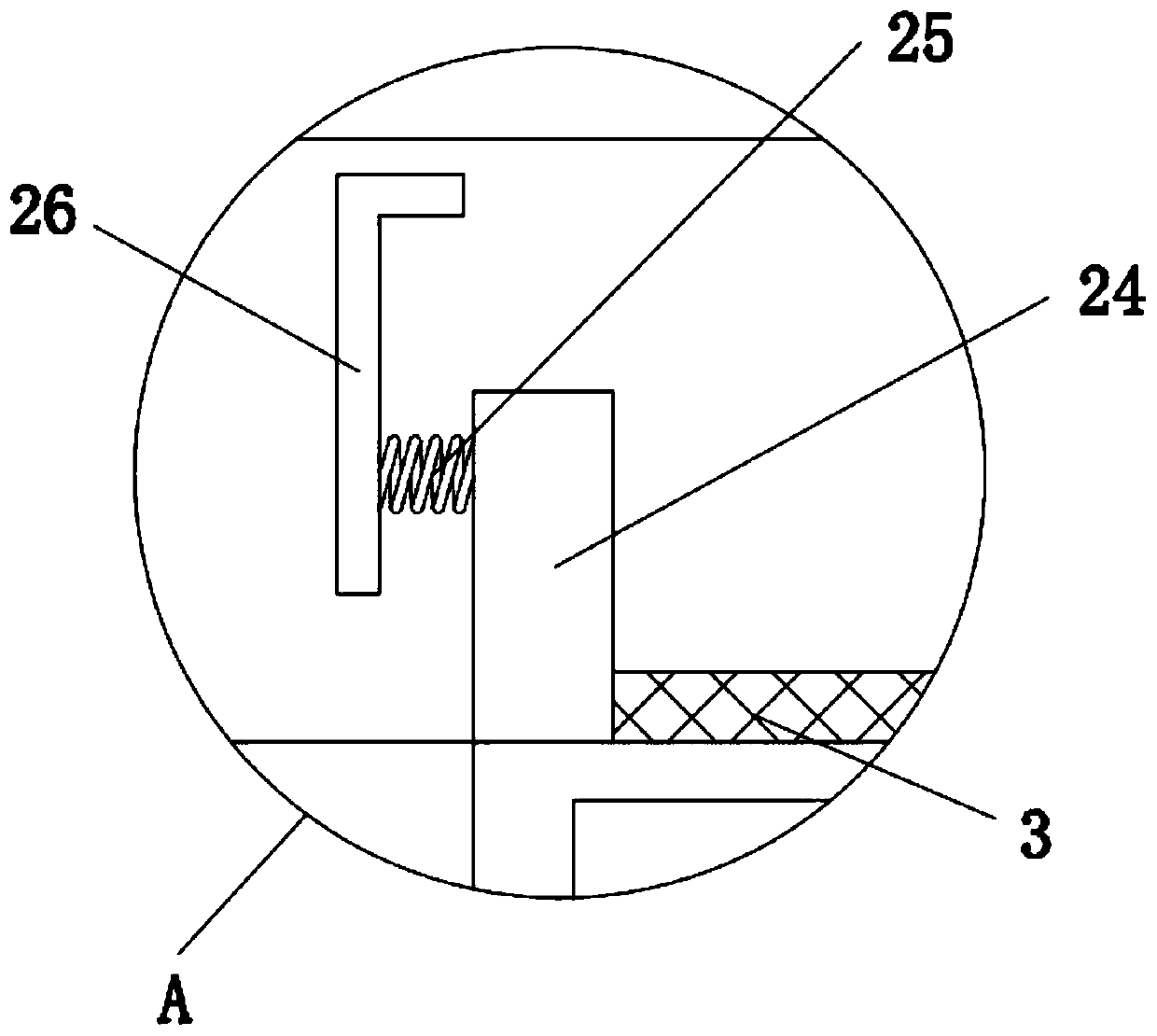 Positioning and punching equipment for civil engineering construction