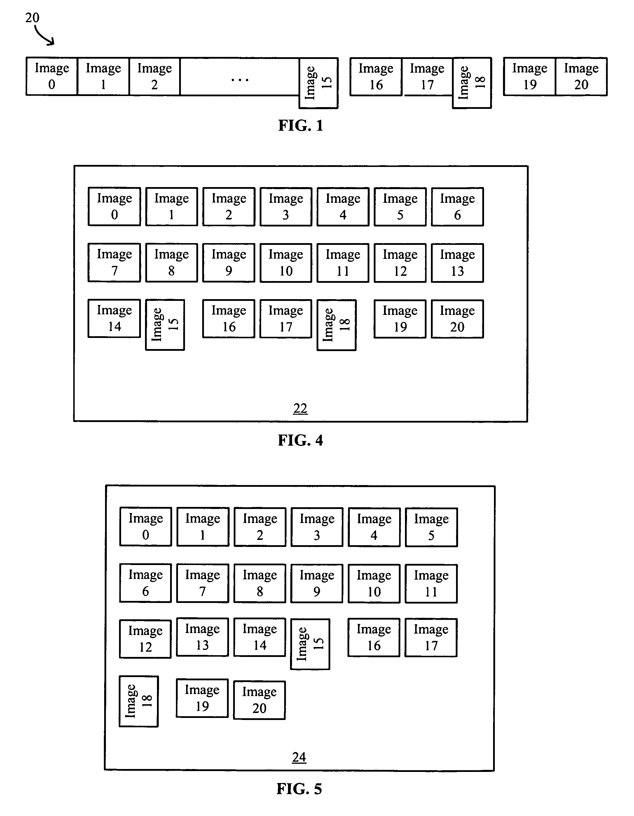 Transferring, processing and displaying multiple images using single transfer request