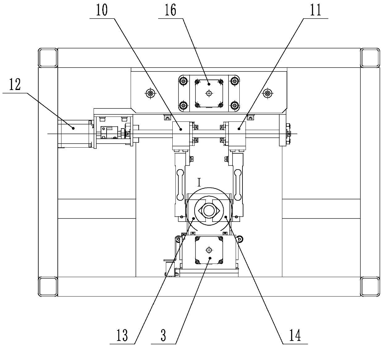 Mouth trimming device for grouting ceramic bottle