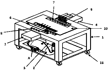 Automatic punching device for cylinder body water sleeve