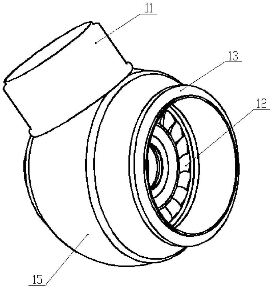 A spherical turbine housing and turbopump for liquid rocket engines