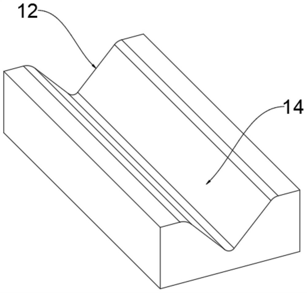 Clamp for cutting magnetic material and using method thereof