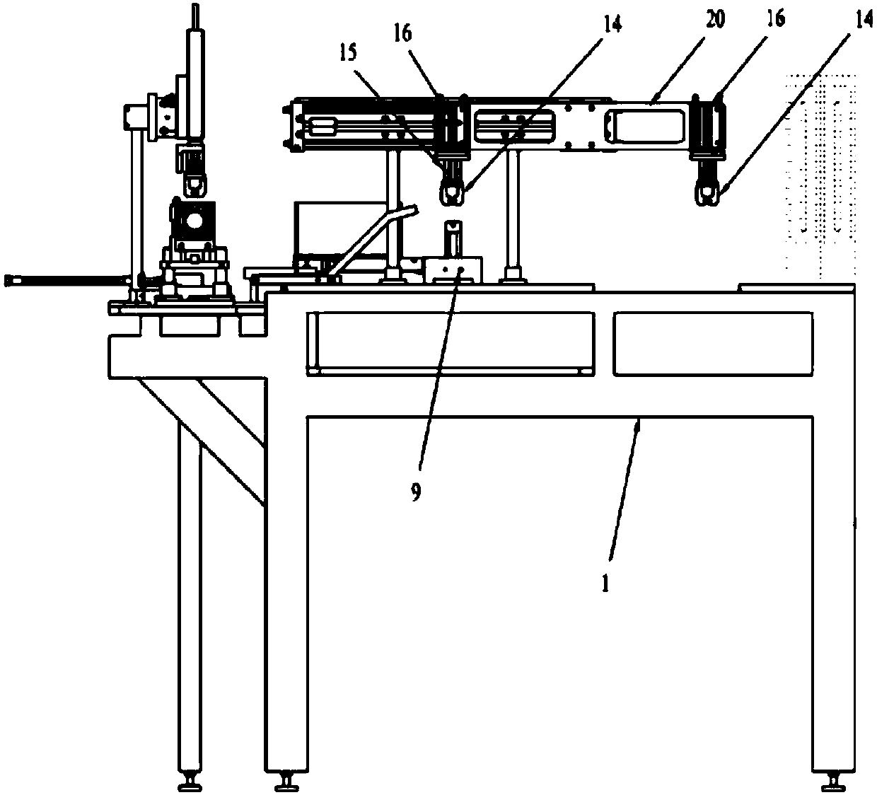 Detection device applicable to axis part