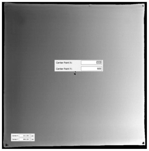 Correction method for interference measurement surface shape projection distortion of off-axis parabolic mirror