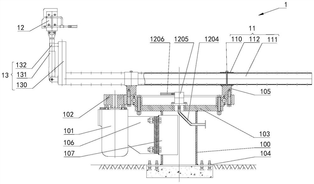 Rolling disc cleaning device and rolling disc equipment