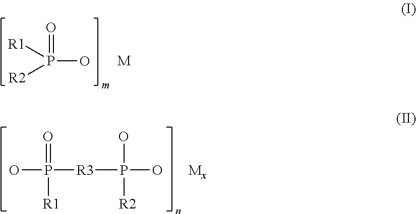 Flame-protected, partially aromatic polyamide molding compounds