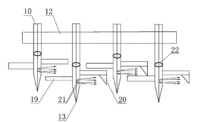 Construction method of multi-drill high-pressure jet agitation based anti-seepage reinforcing equipment