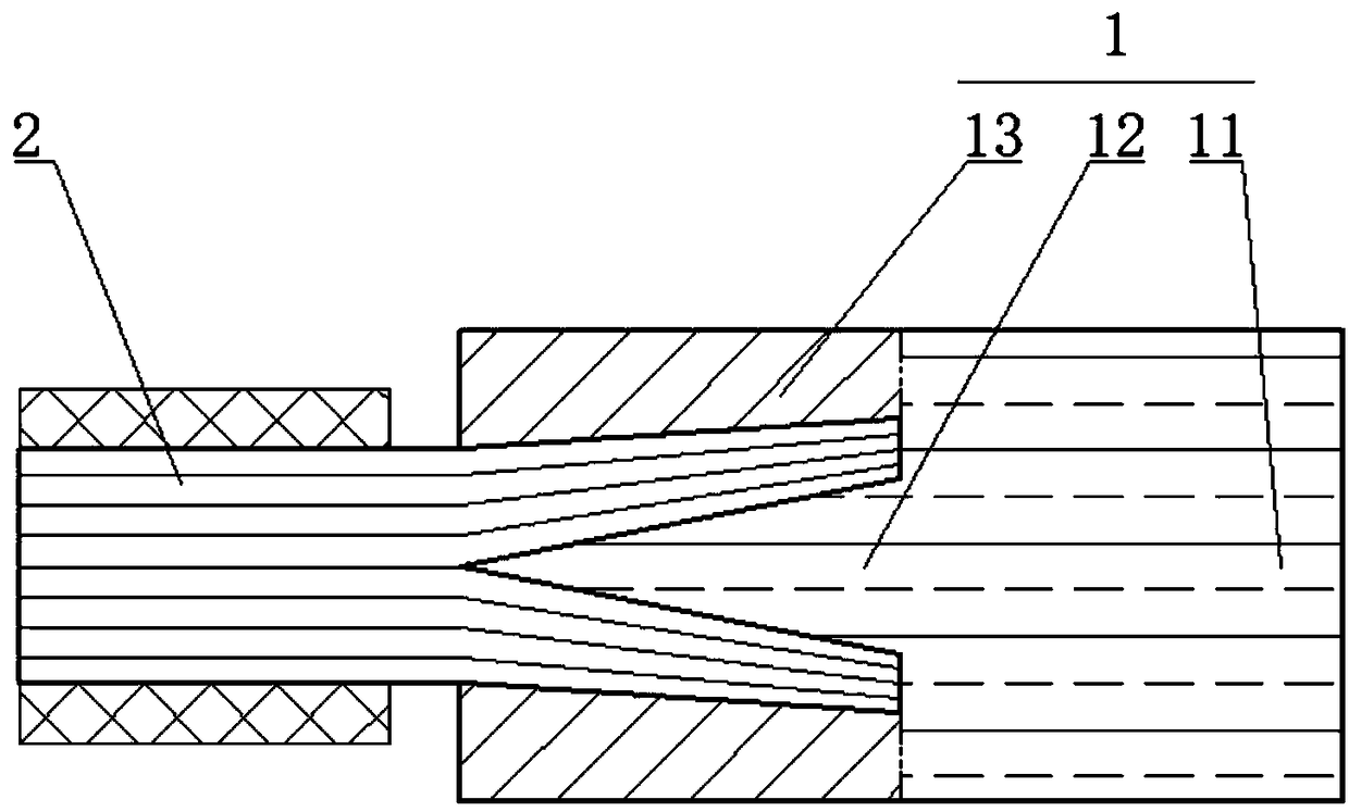 Cable connecting terminal and cable