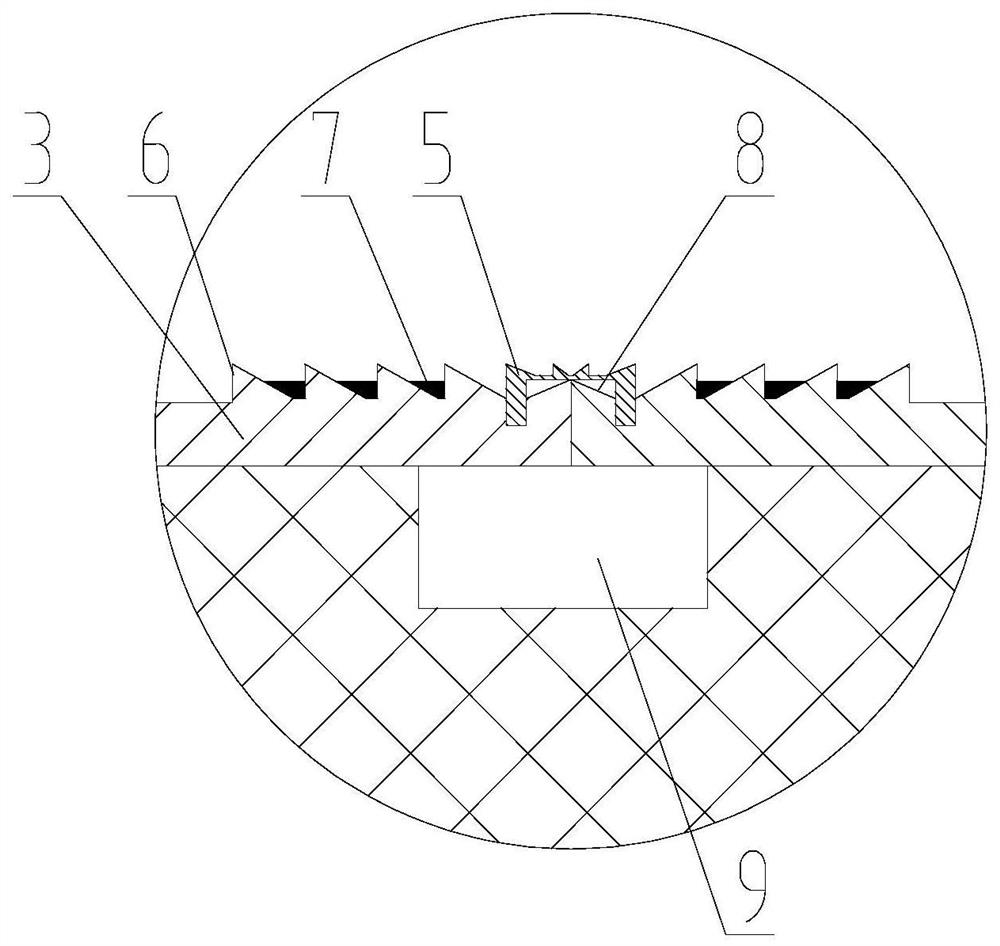 Sealing structure for soluble bridge plug