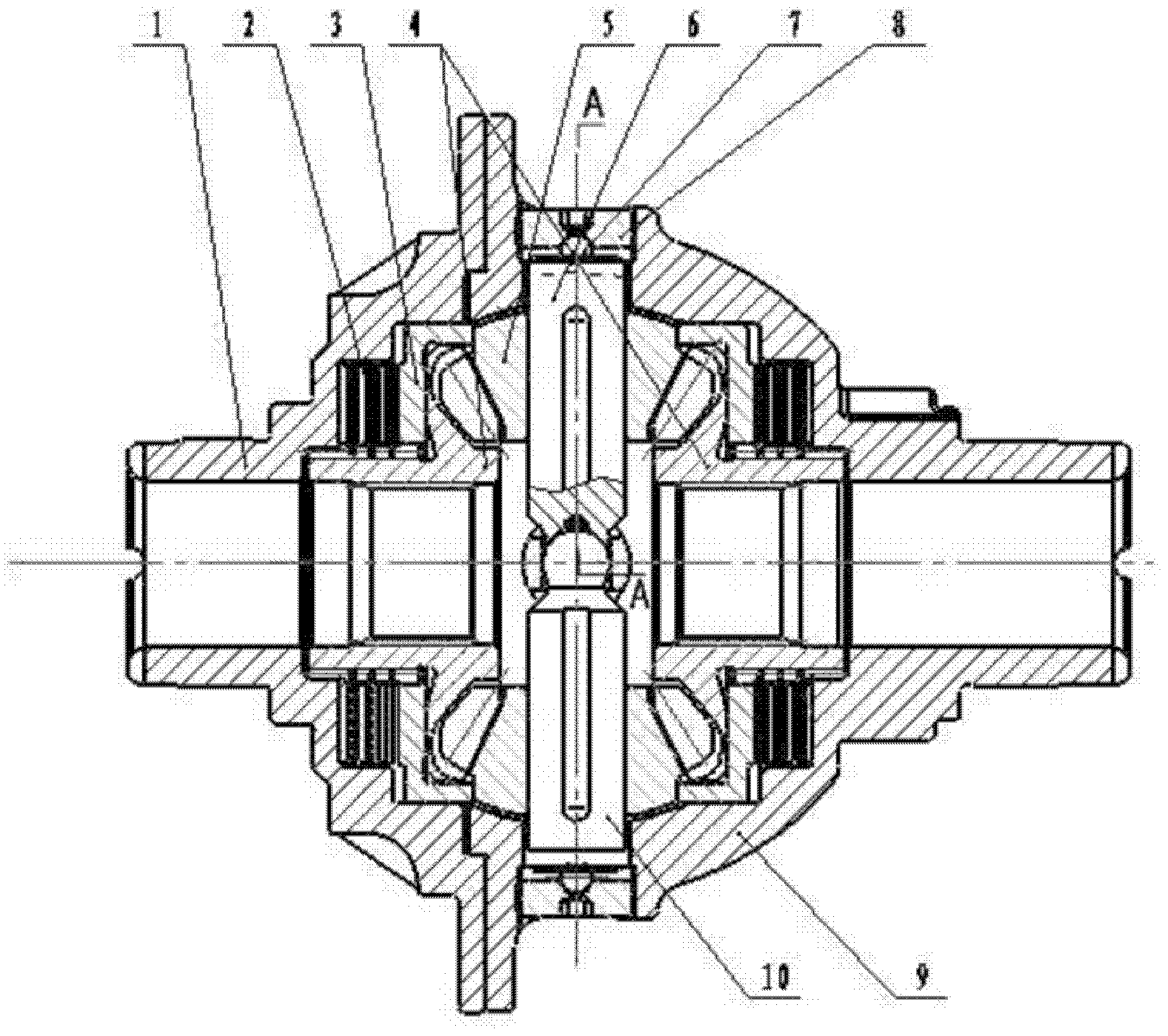 Swing type limited slip differential