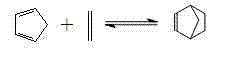 Method for preparing norbornene in loop reactor