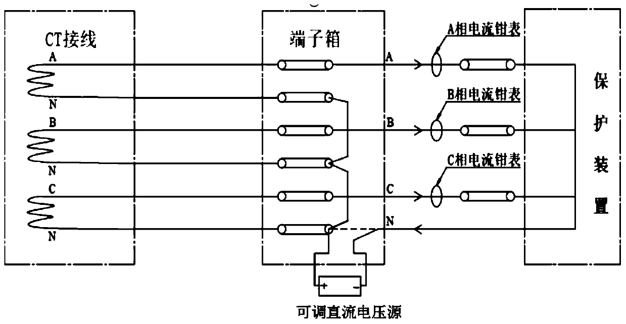 Device and method for detecting integrity of CT secondary circuit