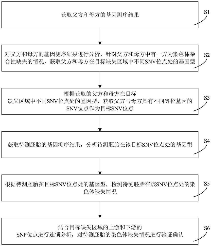 Embryo chromosome microdeletion detection method, device and equipment and storage medium