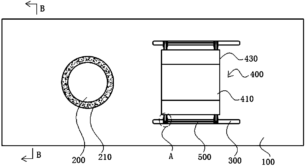 Surgical hole towel with sterile surgical instrument placement structure