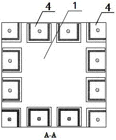 Prefabricated column connecting structure