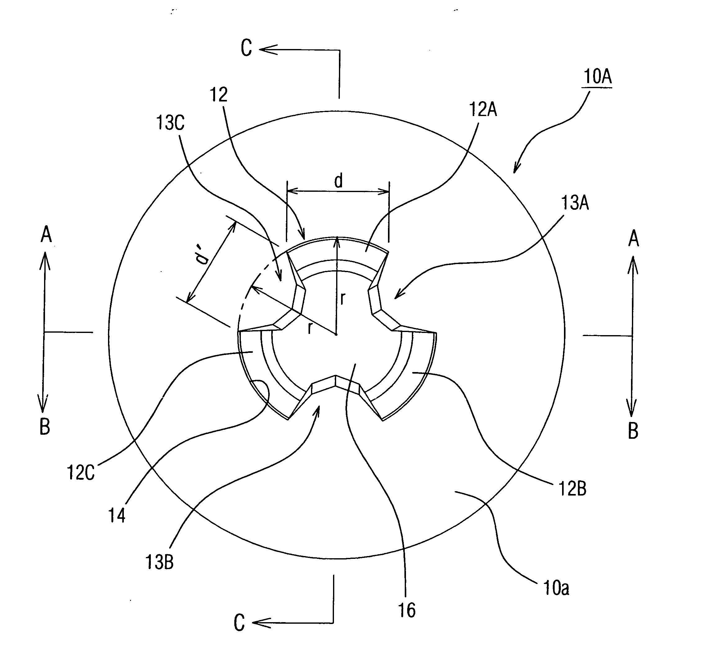 Combination of screw with stabilized strength and screwdriver bit, and header punch for manufacturing the screw with stabilized strength