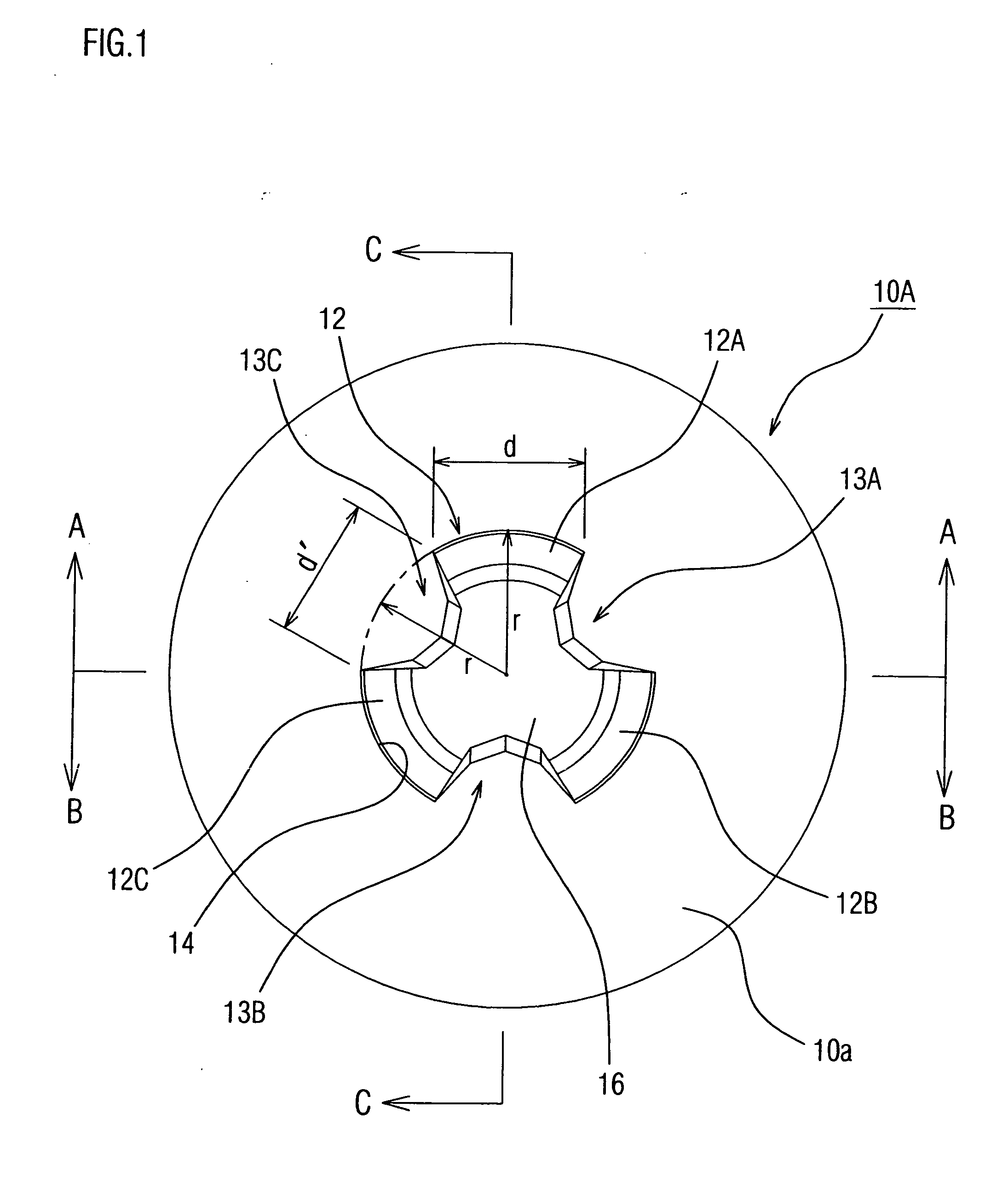 Combination of screw with stabilized strength and screwdriver bit, and header punch for manufacturing the screw with stabilized strength