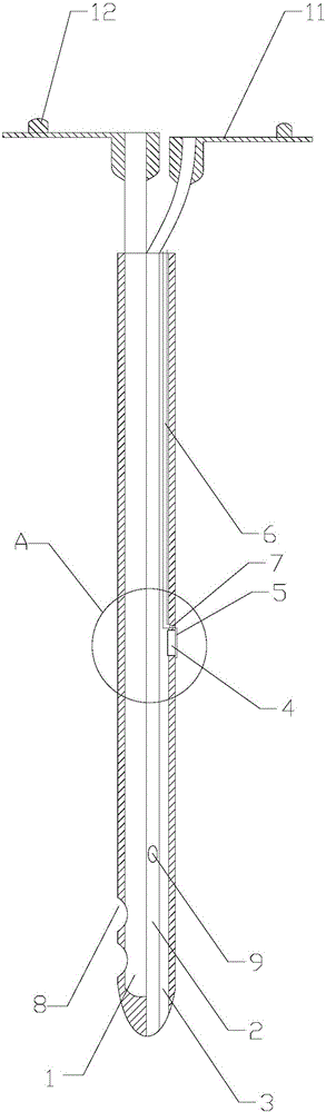 Multi-functional stomach tube concurrently having blood oxygen saturation monitoring function