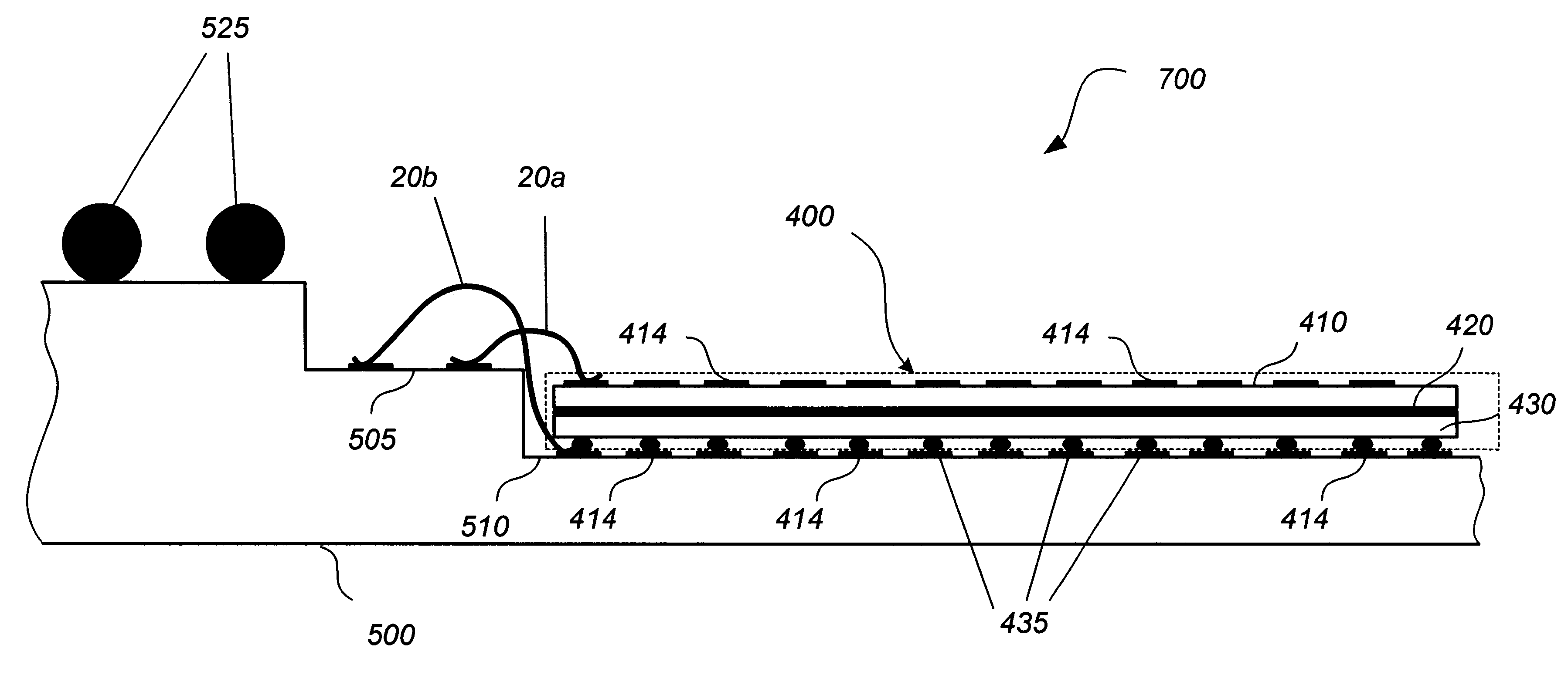 Assembly and method for constructing a multi-die integrated circuit