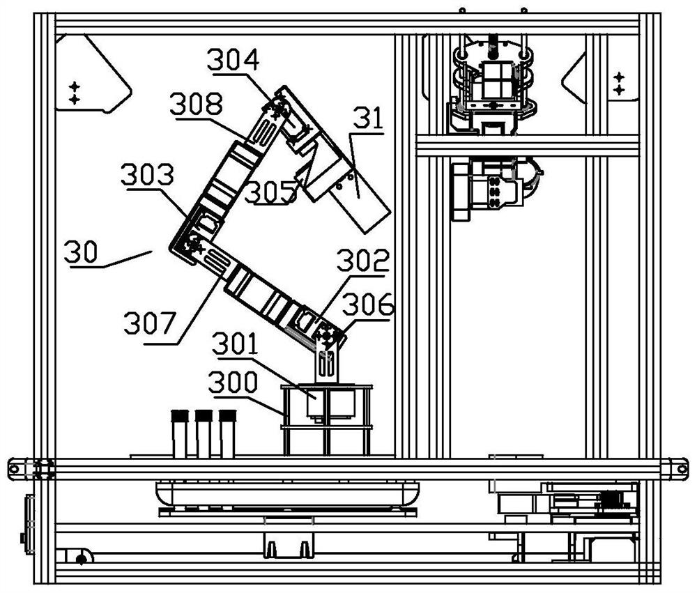 Automatic throat swab collection system and automatic throat swab collection method