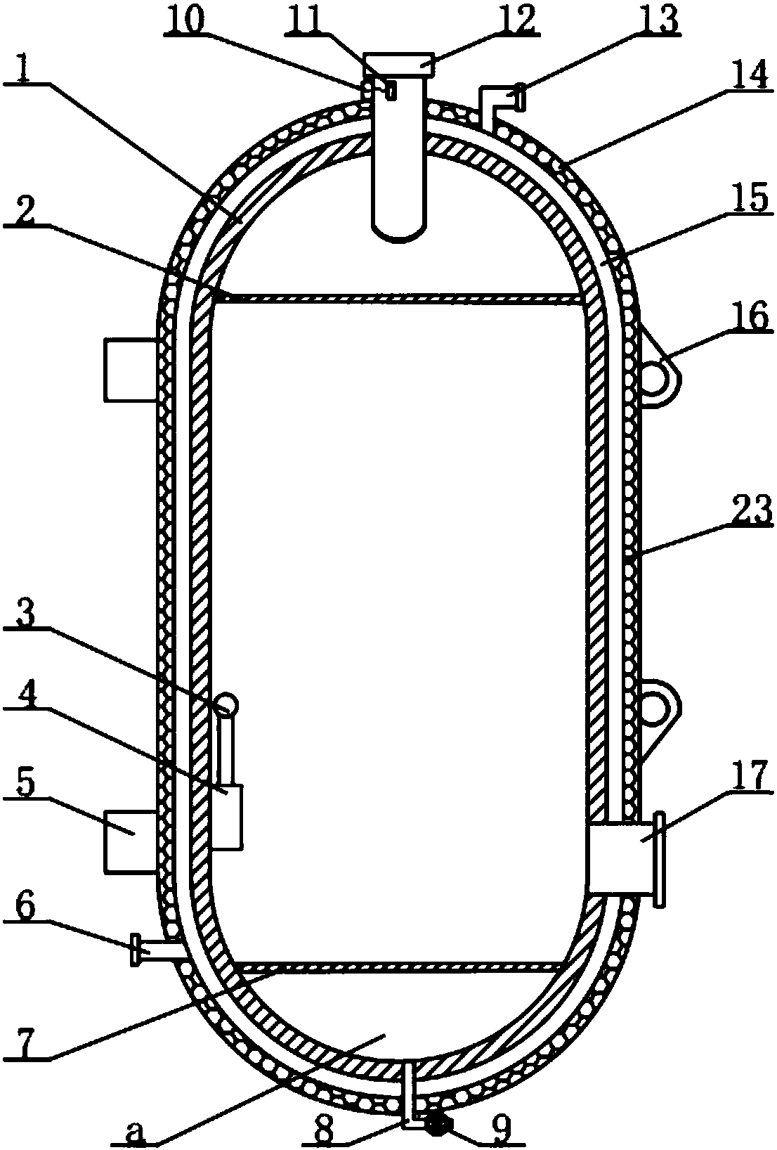 Safe oil tank for storing gasoline