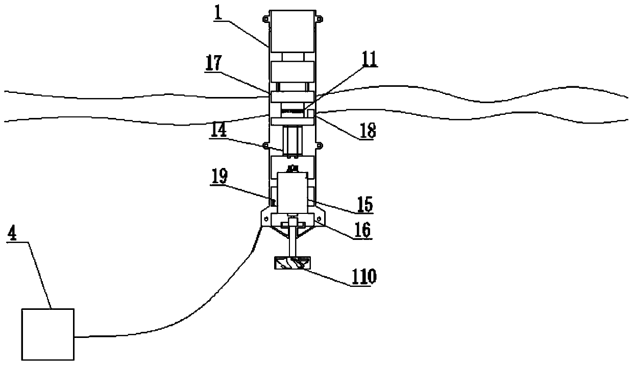 Unmanned above-water warning and defending system