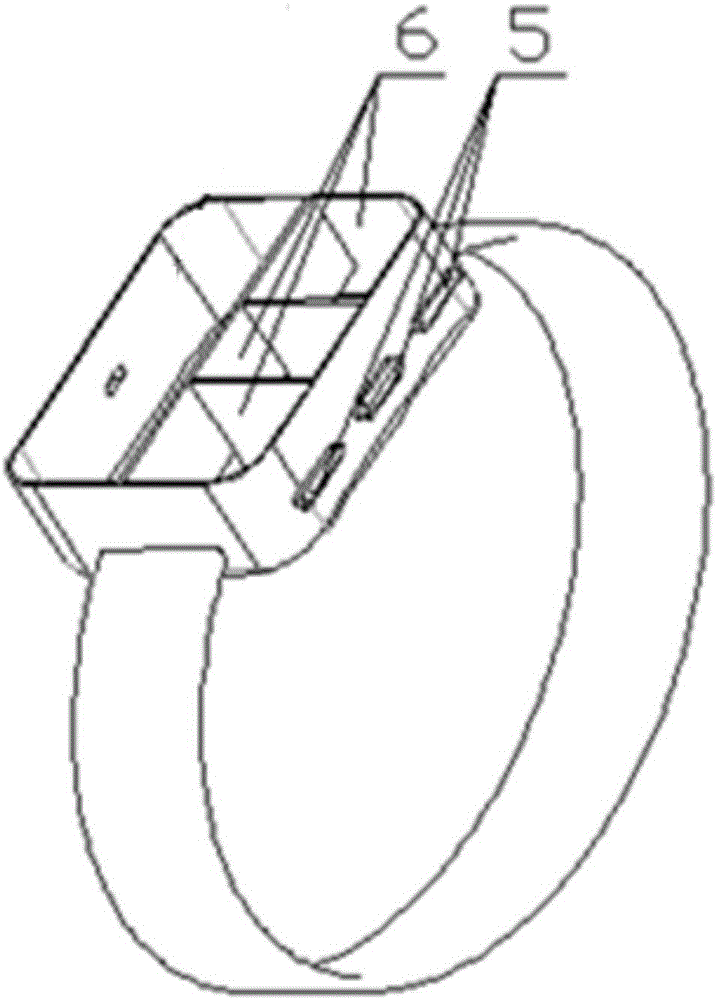 Intelligent bracelet for the aged and control system thereof