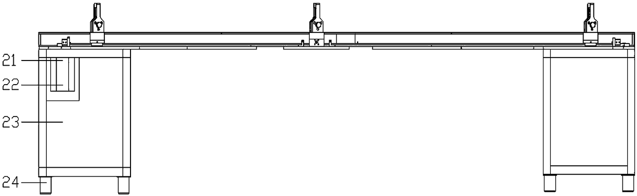 Three-coordinate multi-station automatic measuring device and method