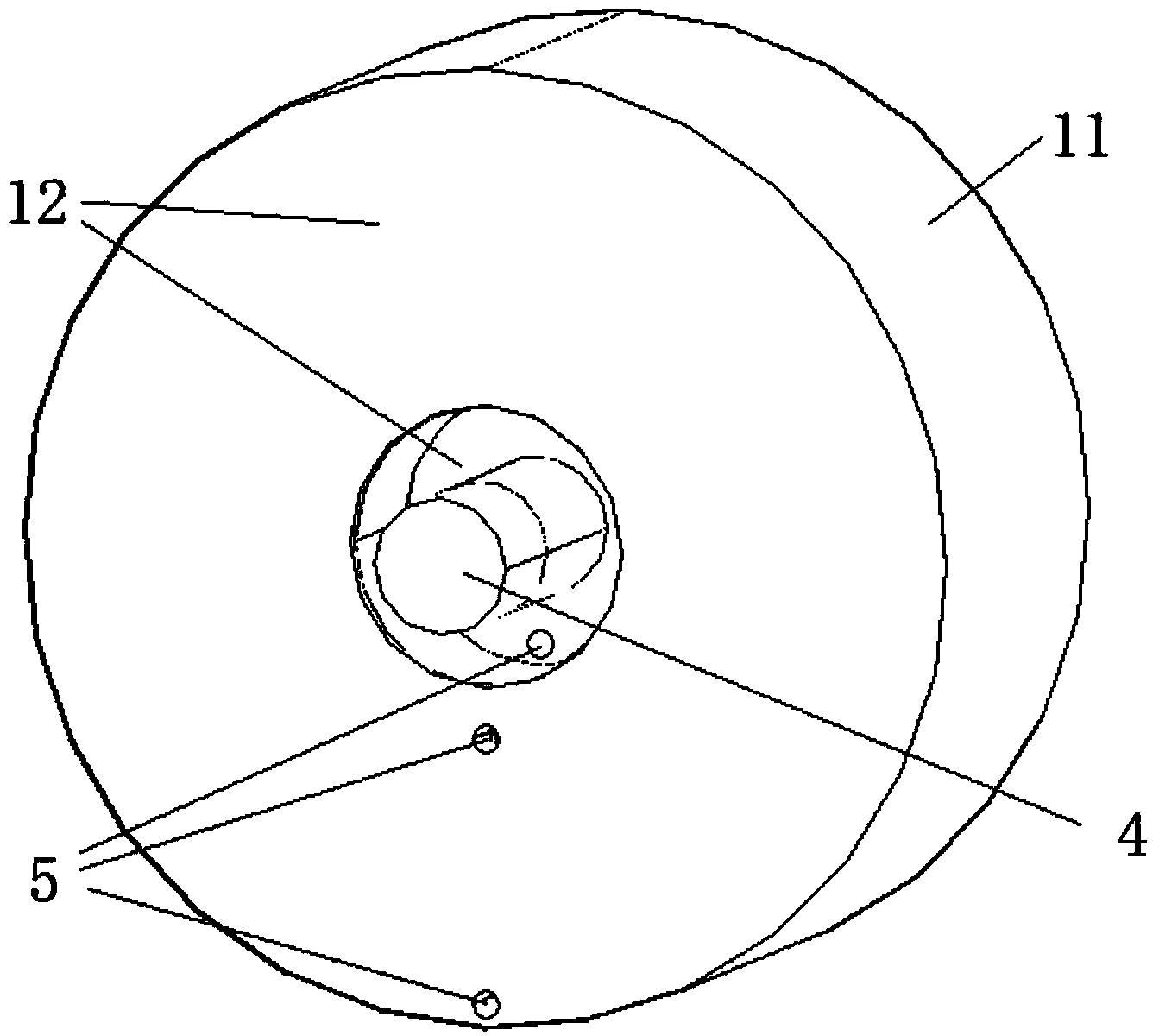 A birotor wheel hub electric automobile motor