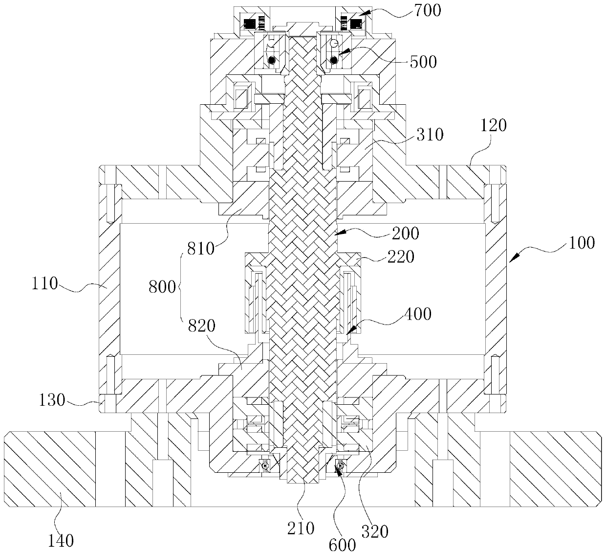 Magnetic suspension flywheel energy storage device