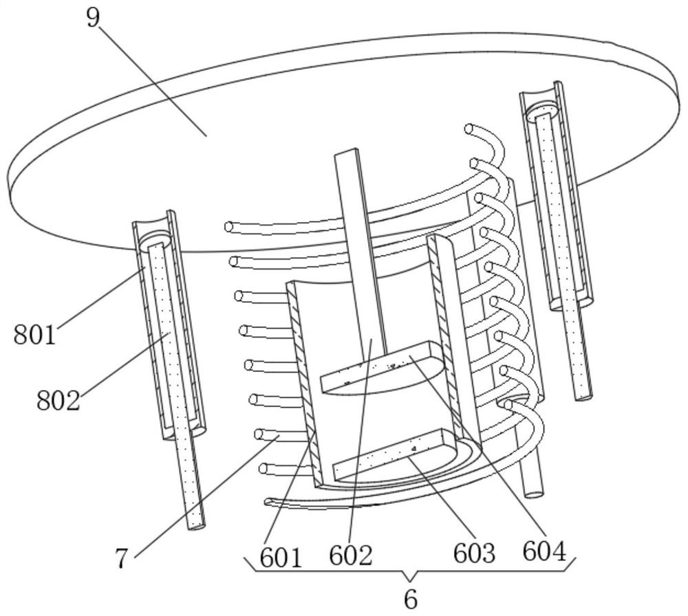 Biological agent quantitative feeding device for water environment treatment and use method of biological agent quantitative feeding device