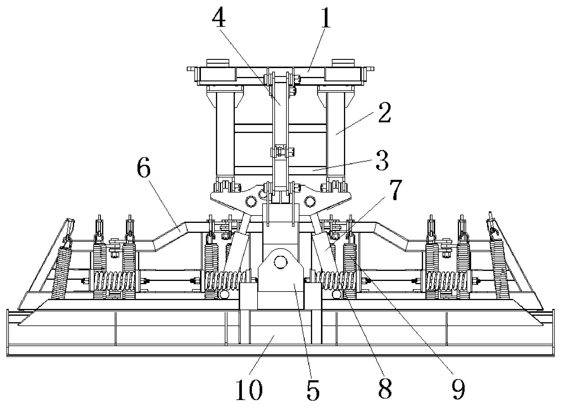 Snow removal shovel applicable to complex pavements