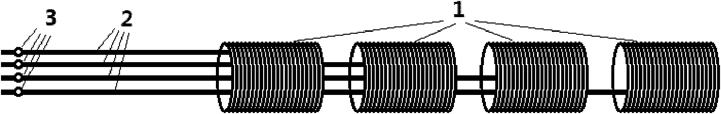 Implanted bioelectrode and medical assembly comprising same