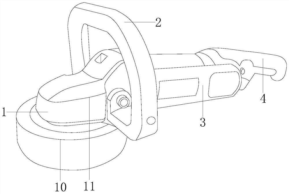 Finish machining grinding machine and using method