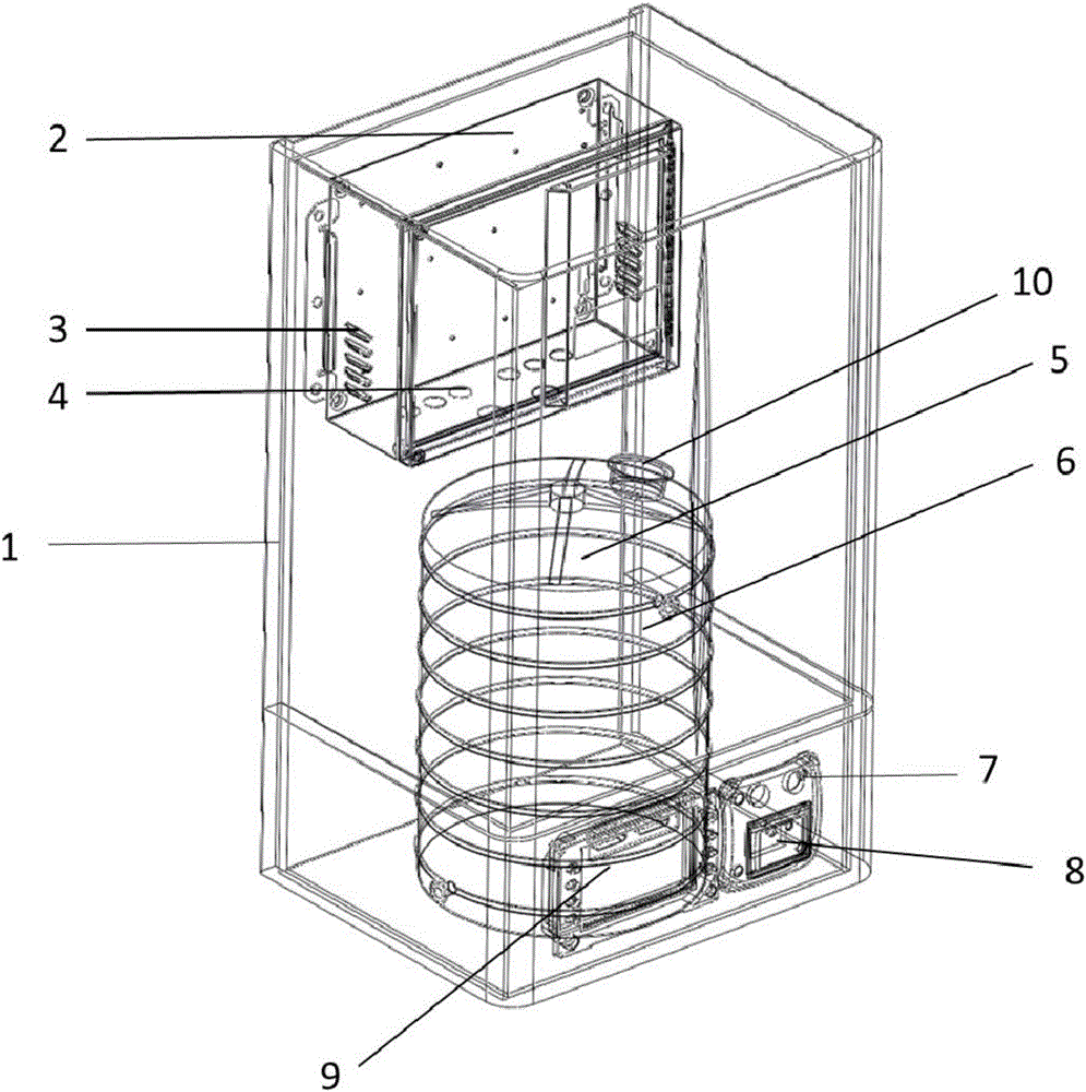 Gas water heater capable of detecting CO concentration