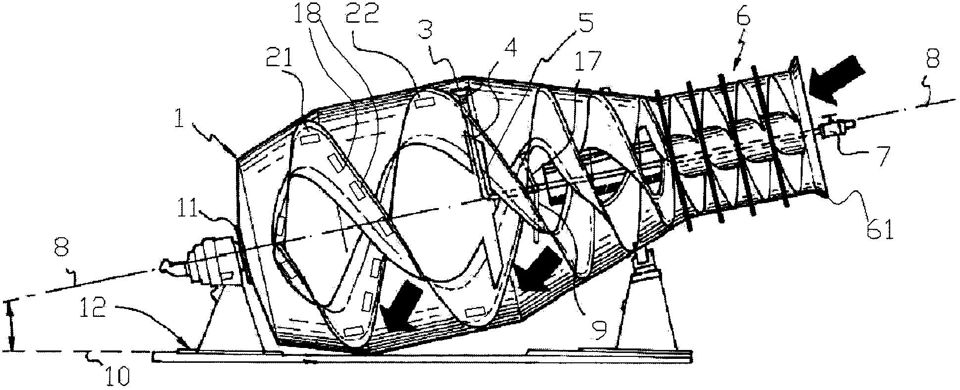 Efficient methane production device