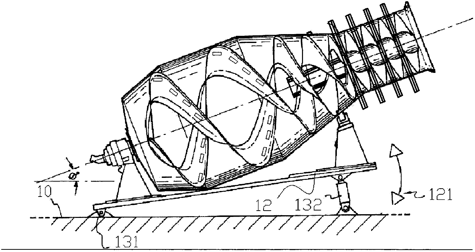 Efficient methane production device