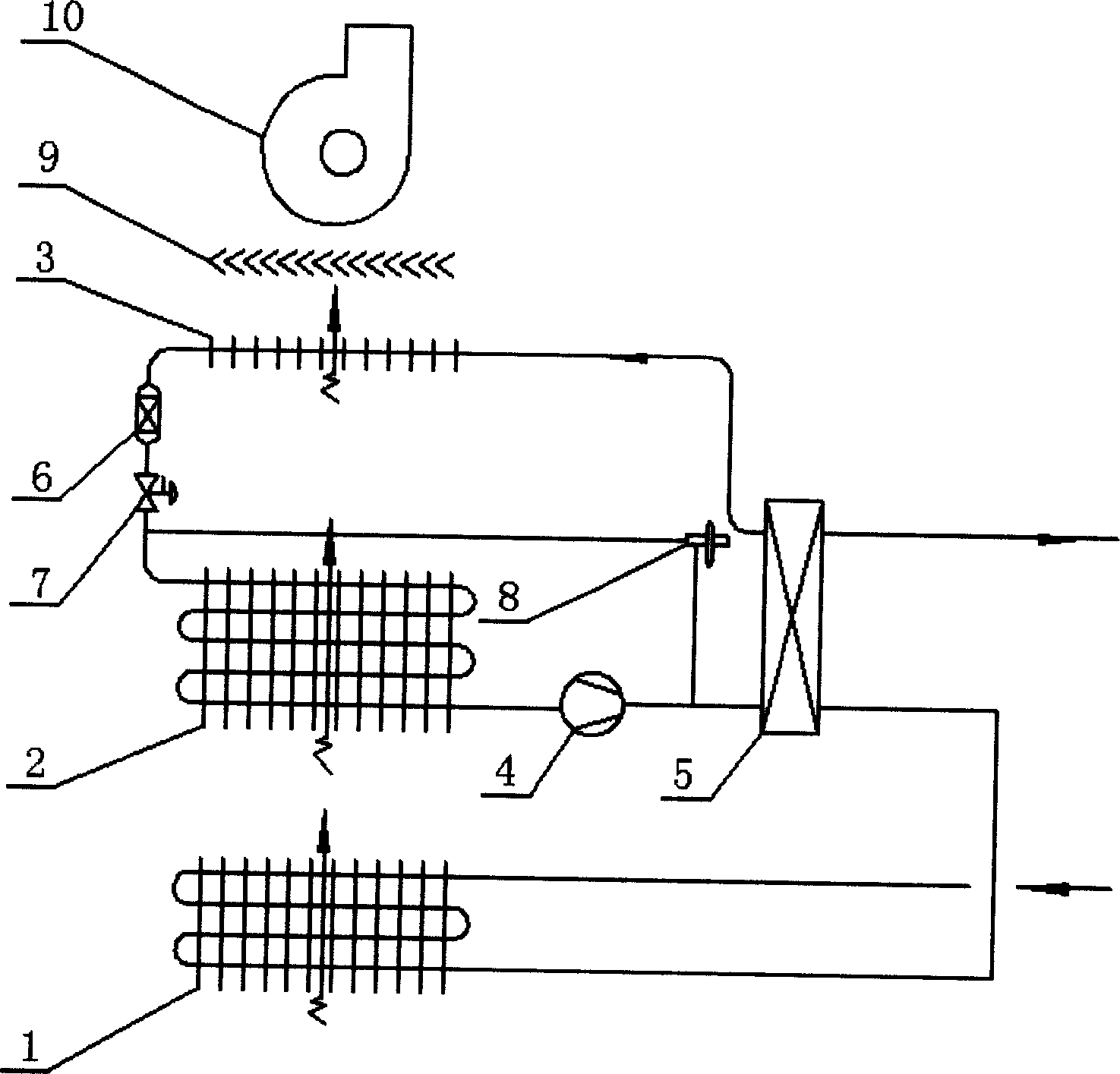 One-unit double system household ventilating dehumidifier