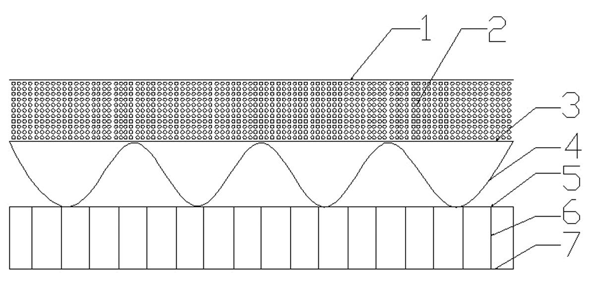 Impact-resistant composite packaging buffer material