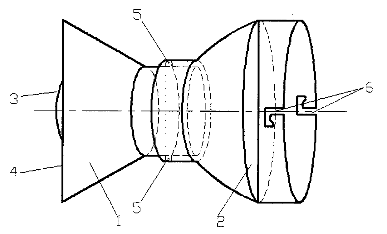 Novel pouring gun head for silicone joint material of concrete expansion joint